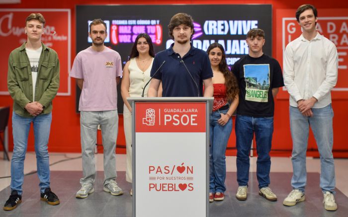 Juventudes Socialistas consideran que para PP y Vox, la juventud de Guadalajara “es más un problema que una solución de futuro”